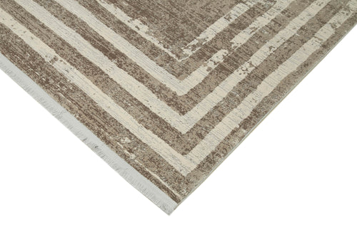 Soho Vintage Beige Vintage Viscose Handmade Rug 7'10'' x 11'2''