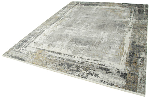 Soho Vintage Grey Vintage Viscose Handmade Rug 7'10'' x 9'10''