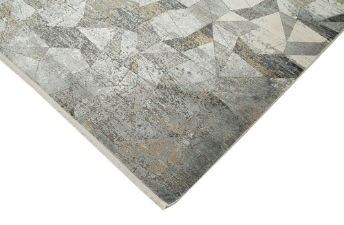 Soho Vintage Grey Vintage Viscose Handmade Rug 7'9'' x 9'9''