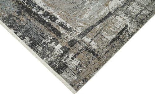 Soho Vintage Grey Vintage Viscose Handmade Rug 7'10'' x 9'10''