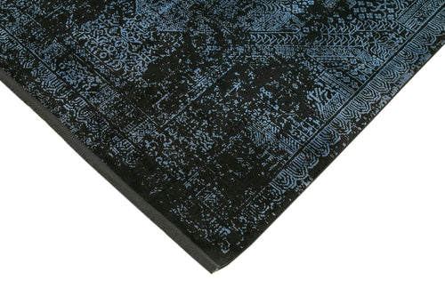 Soho Vintage Black Vintage Viscose Handmade Rug 7'10'' x 9'10''