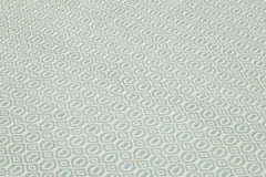 Nepal Geometric Blue Geometric Wool Cotton Handmade Rug 9'0'' x 12'0''