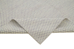 Nepal Geometric Purple Geometric Wool Cotton Handmade Rug 8'1'' x 10'0''