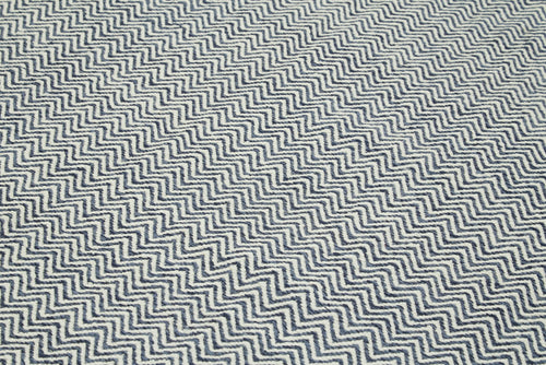 Nepal Geometric Grey Geometric Wool Cotton Handmade Rug 8'0'' x 10'0''