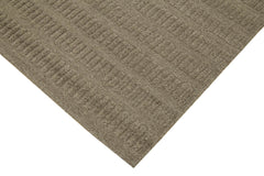 Nepal Geometric Brown Geometric Wool Cotton Handmade Rug 7'1'' x 9'1''