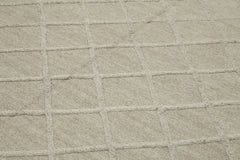 Nepal Geometric Brown Geometric Wool Cotton Handmade Rug 8'0'' x 10'0''