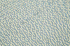 Nepal Geometric Blue Geometric Wool Cotton Handmade Rug 8'1'' x 10'0''