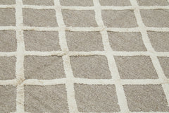 Nepal Geometric Beige Geometric Wool Cotton Handmade Rug 8'1'' x 10'0''