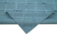 Nepal Geometric Blue Geometric Wool Cotton Handmade Rug 8'1'' x 10'0''