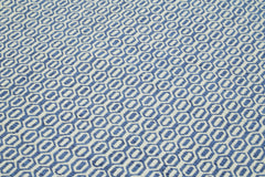 Nepal Geometric Blue Geometric Wool Cotton Handmade Rug 8'1'' x 10'0''