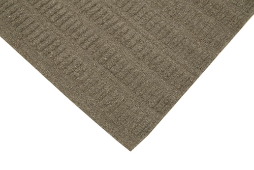 Nepal Geometric Brown Geometric Wool Cotton Handmade Rug 6'0'' x 9'0''
