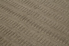 Nepal Geometric Brown Geometric Wool Cotton Handmade Rug 6'0'' x 9'0''