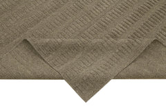 Nepal Geometric Brown Geometric Wool Cotton Handmade Rug 6'0'' x 9'0''