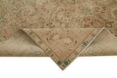 Handmade Area Rug - Persian Classic Beige Cotton Wool Carpet 9'5'' x 12'4''