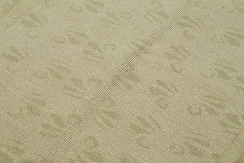 Tebriz Beige Classic Cotton Wool Handmade Area Rug 4'1'' x 5'10''