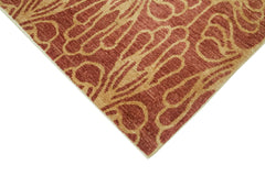 Tebriz Red Classic Cotton Wool Handmade Area Rug 5'11'' x 8'11''