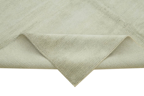 Tebriz Beige Classic Cotton Wool Handmade Area Rug 6'1'' x 8'5''