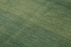 Handmade Area Rug – Tebriz Green Classic Cotton Wool Vintage Carpet 5'6''x7'4''