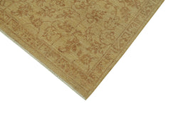 Tebriz Yellow Classic Cotton Wool Handmade Area Rug 5'10'' x 9'4''
