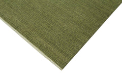 Tebriz Green Classic Cotton Wool Handmade Area Rug 7'11'' x 10'1''