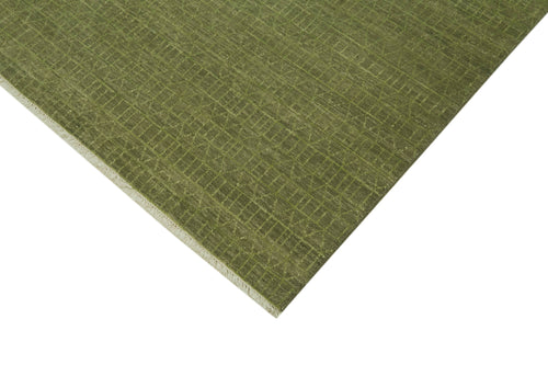 Tebriz Green Classic Cotton Wool Handmade Area Rug 7'11'' x 10'1''
