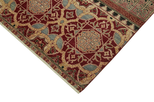 Tebriz Red Classic Cotton Wool Handmade Area Rug 8'0'' x 10'0''