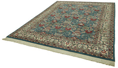 Tebriz Green Classic Cotton Wool Handmade Area Rug 7'11'' x 10'2''