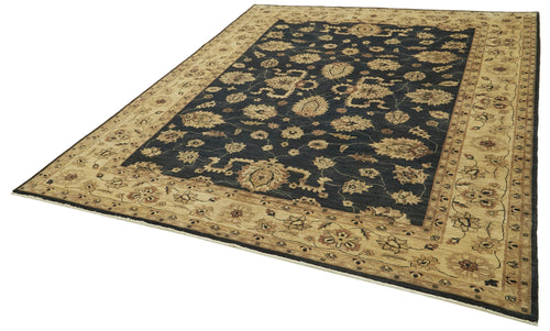 Tebriz Beige Classic Cotton Wool Handmade Area Rug 8'0'' x 10'3''
