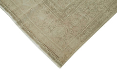 Persian Beige Classic Cotton Wool Handmade Area Rug 9'6'' x 12'9''