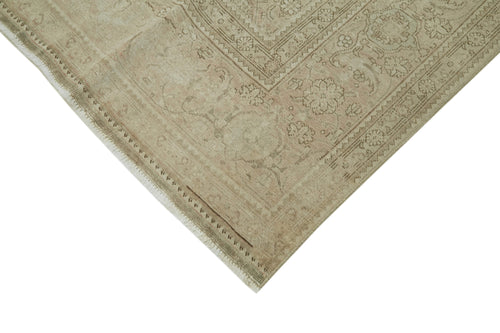 Persian Beige Classic Cotton Wool Handmade Area Rug 9'6'' x 12'9''
