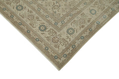 Persian Beige Classic Cotton Wool Handmade Area Rug 8'6'' x 11'7''