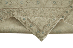 Persian Beige Classic Cotton Wool Handmade Area Rug 8'6'' x 11'7''