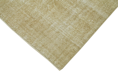 Vintage Beige Vintage Cotton Wool Handmade Area Rug 5'1'' x 8'3''