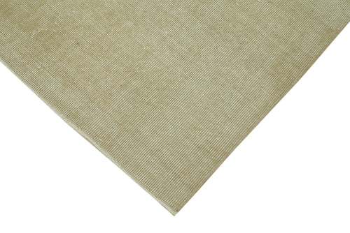 Vintage Beige Vintage Cotton Wool Handmade Area Rug 5'6'' x 8'9''
