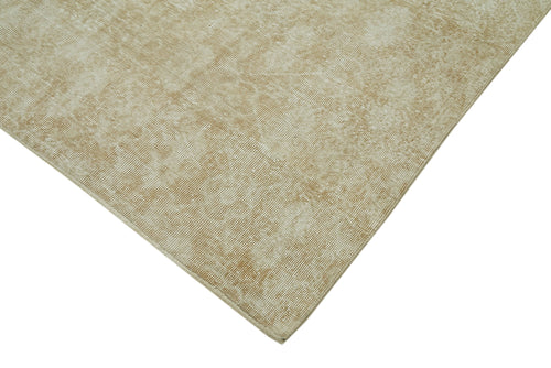 Vintage Beige Vintage Cotton Wool Handmade Area Rug 7'1'' x 9'10''