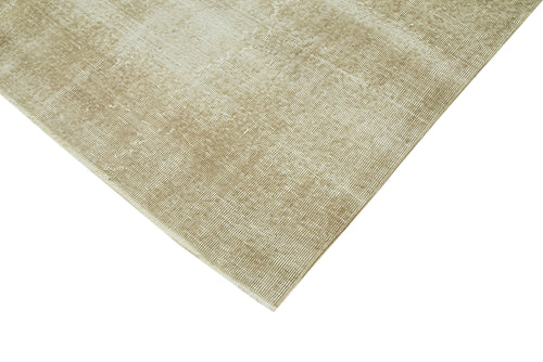 Vintage Beige Vintage Cotton Wool Handmade Area Rug 6'8'' x 9'10''