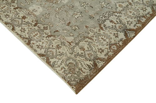 Vintage Beige Vintage Cotton Wool Handmade Area Rug 5'8'' x 8'6''