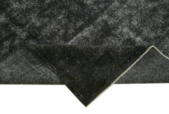 Persian Black Classic Cotton Wool Handmade Area Rug 8'1'' x 11'10''