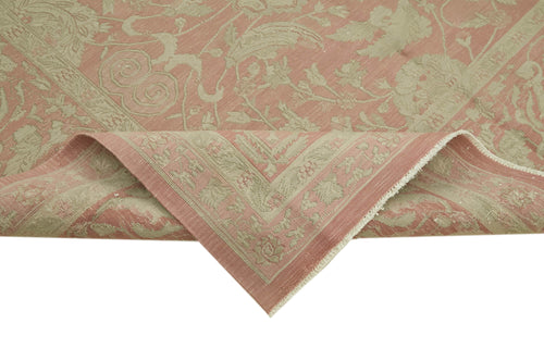 Sumak Beige Classic Wool Cotton Handmade Rug 9'3'' x 13'5''