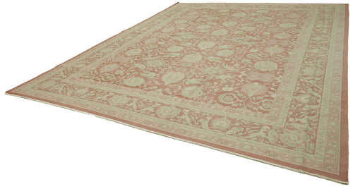 Sumak Beige Classic Wool Cotton Handmade Rug 11'5'' x 15'1''