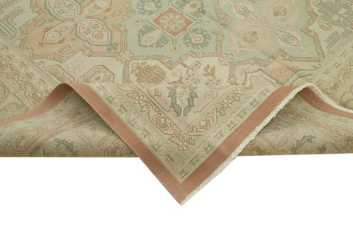 Sumak Beige Classic Wool Cotton Handmade Rug 9'4'' x 13'4''