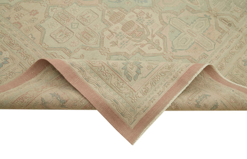 Sumak Beige Classic Wool Cotton Handmade Rug 11'4'' x 14'8''