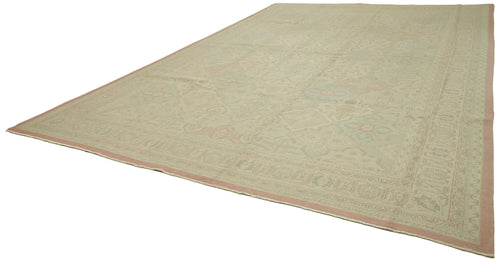 Sumak Beige Classic Wool Cotton Handmade Rug 11'4'' x 17'5''