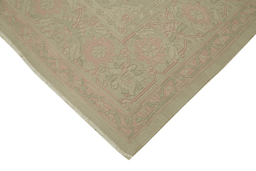Sumak Beige Classic Wool Cotton Handmade Rug 8'4'' x 11'3''