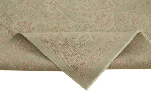 Sumak Beige Classic Wool Cotton Handmade Rug 8'4'' x 11'3''