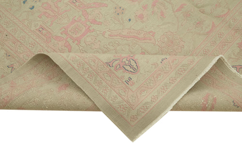 Sumak Beige Classic Wool Cotton Handmade Rug 8'3'' x 11'6''