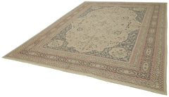 Sumak Beige Classic Wool Cotton Handmade Rug 8'4'' x 11'6''