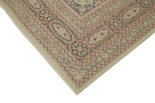 Sumak Beige Classic Wool Cotton Handmade Rug 8'4'' x 11'6''