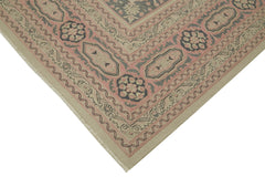 Sumak Beige Classic Wool Cotton Handmade Rug 9'5'' x 13'5''