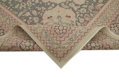 Sumak Beige Classic Wool Cotton Handmade Rug 9'5'' x 13'5''